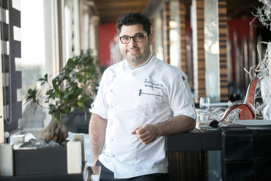 O chef Salvatore Bianco é o responsável pela gastronomia do Hotel Eden (Foto Riformista Divulgação)