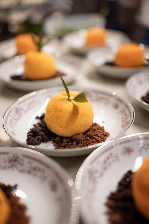 O delicioso entremet de bergamota foi muito elogiado (Foto Jonas Adriano Divulgação)