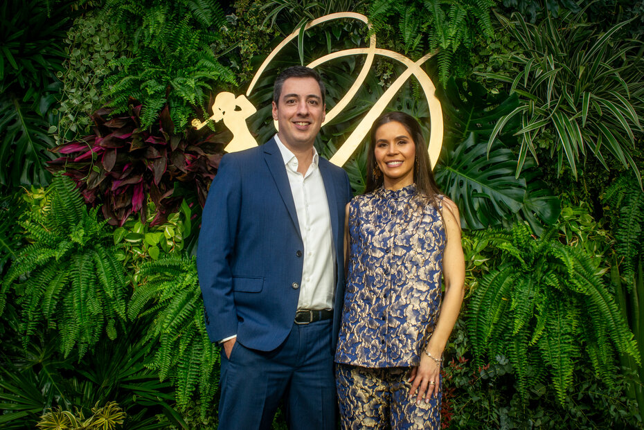 Vinicius Biffignandi e Raquel Biffignandi, casal presidente do Porto Alegre Country Club (Foto: Evandro Leal/Divulgação)