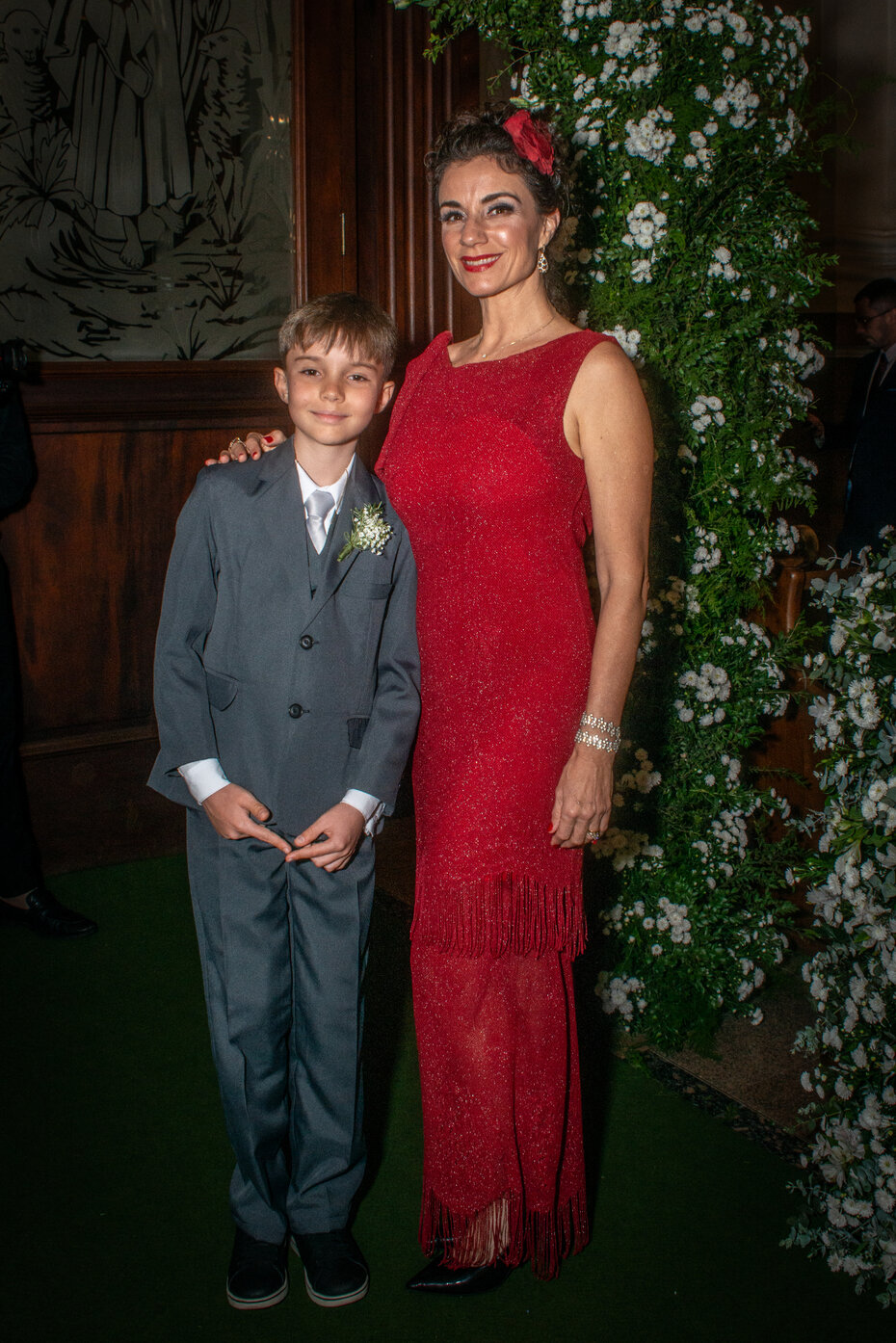 Fernanda Carvalho Leite com o filho Juan Hübner Sehn (Foto: Evandro Leal/Divulgação)