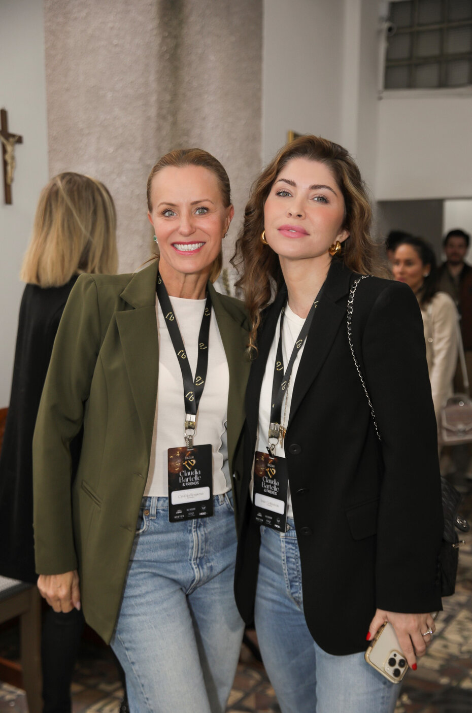 Cynthia Requena e Anne Goldsztein contribuem com a causa (Foto: Vinni Dalla Rosa/Divulgação)