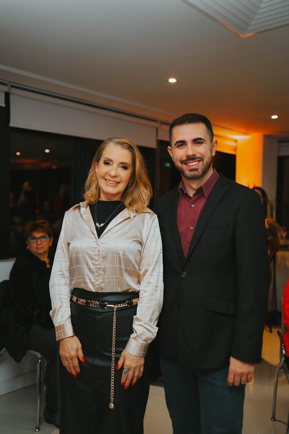 Malu Silva  recebeu Henry Ventura ente muitos outros nomes conhecidos (Foto Studio Midia/Divulgação)