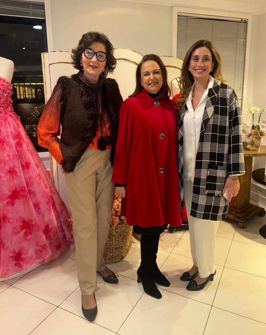 Nelma Wagner Gallo, Vera Bernardes e Lucila Magadan, diretoria da Liga Feminina de Combate ao Câncer (Foto: Divulgação)