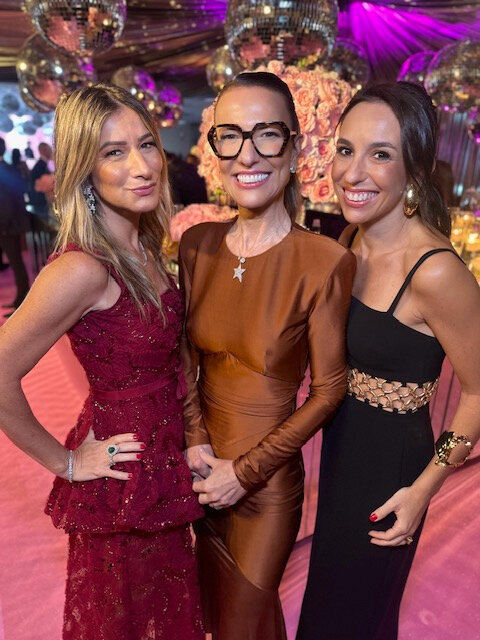 Tanise Dutra, Denise Melzer e Marina Sirotsky na bonita festa (Foto: Divulgação)