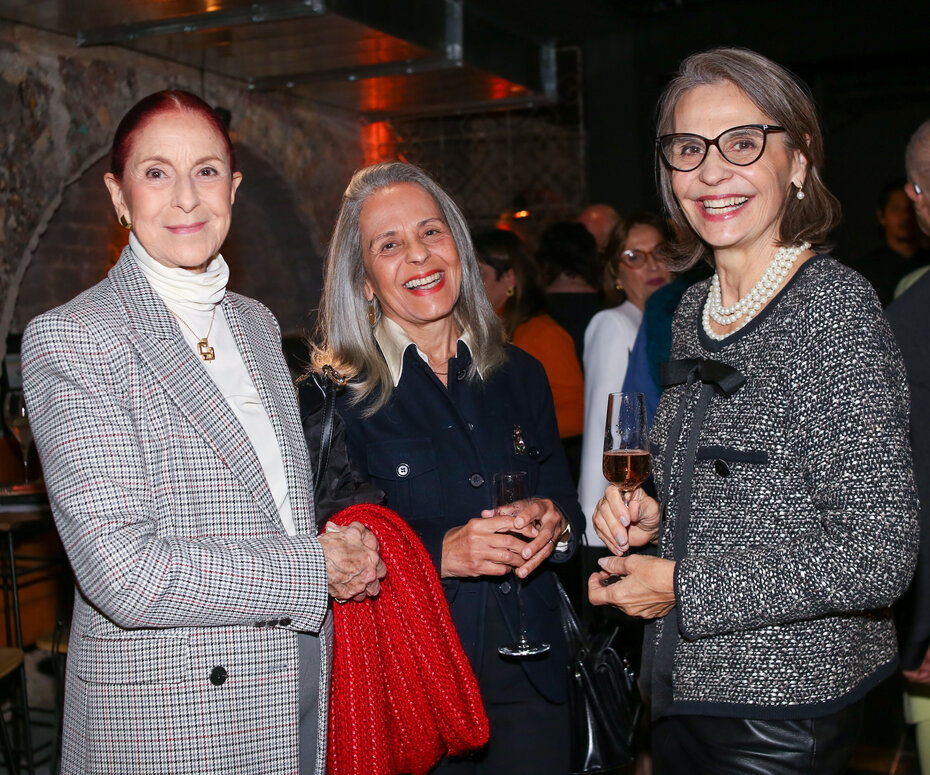 Vera Schneider, Maria Lúcia Richter e Regina Schuch (Foto: Lenara Petenuzzo/Divulgação)