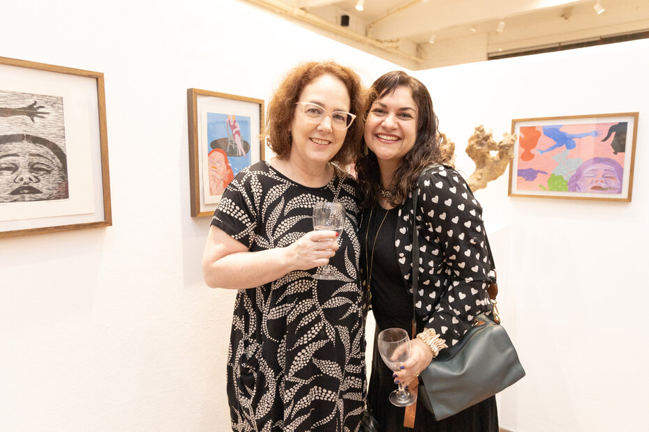 As jornalistas Adriana Androvandi e Carol Zatt (Foto: Isidoro B. Guggiana/Divulgação)