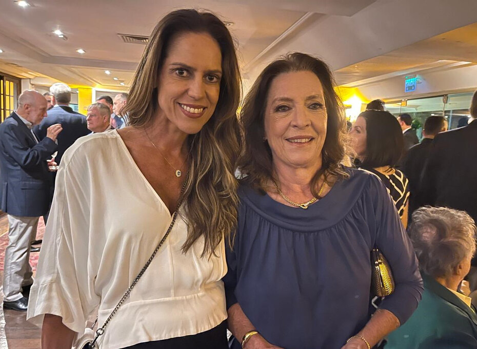 Juliana Davis e Lu Agrifoglio, um dos nomes atuantes no golfe (Foto: Paulo Gasparotto/Especial)