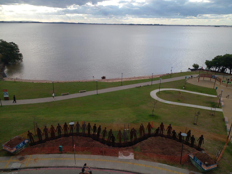 Monumento ao Voluntário Anônimo, de Siron Franco, será inaugurado no dia 2 de dezembro (Foto: Divulgação)