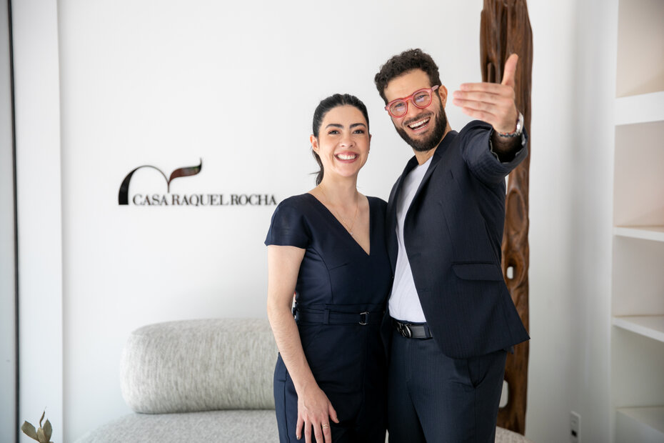 Raquel Rocha e Nathan Carvalho: momento divertido (Foto: Diógenes Vidor/Divulgação)