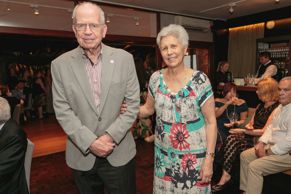 Alfredo e Solange Englert na noite festiva da Trip Travel (Foto: Lisa Roos/Divulgação)