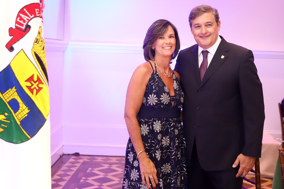 Casal presidente Liliane e Luiz Augusto Portal (Foto: Rosi Boninsegna/Divulgação)