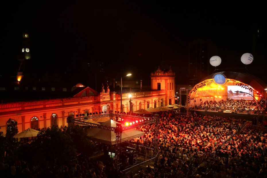 Concerto de encerramento do 13° Festival SESC de Música em Pelotas (Foto: Paulo Rossi/Divulgação)