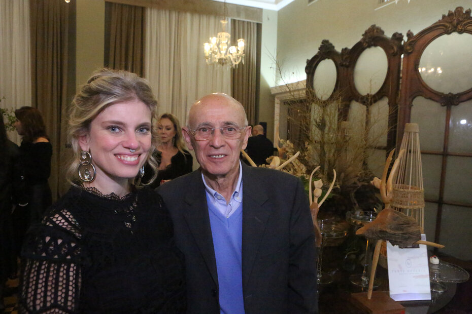 Helena Zorzi e Helio Zorzi colaboraram com o evento (Foto: Notre Design /Divulgaçã